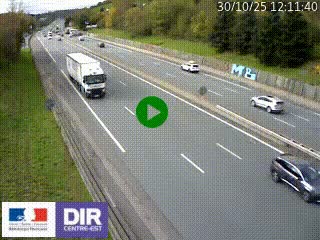 Webcam routière à Saint-Etienne-Terrenoire sur la RN88 avant la jonction entre l'A72 et le Boulevard Périphérique de Saint-Etienne
