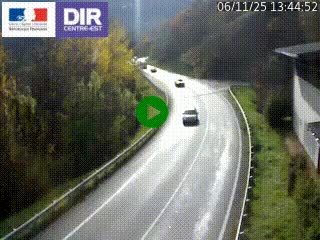 Caméra trafic sur la N90 à Bourg-Saint-Maurice, en provenance d'Aoste et en direction d'Albertville