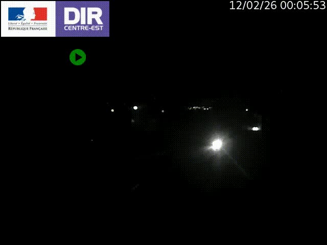 Caméra trafic à Meylan sur la Rocade-Sud de Grenoble en direction d'Aix-en-Provence