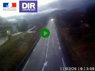 Web cam sur la N90 à Aime, en provenance de Bourg-Saint-Maurice et en direction d'Albertville