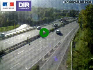 Caméra routière à hauteur de la sortie 15 Chambéry-centre au PK 4,103 en direction d'Albertville