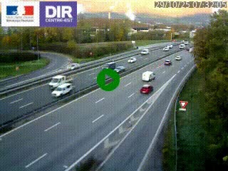 Caméra routière à hauteur de la sortie 15 Chambéry-centre au PK 4,103 en direction d'Albertville