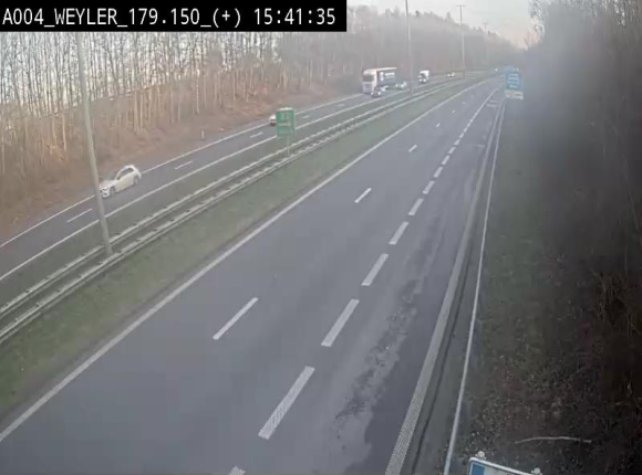 Webcam juste après la sortie 31 Arlon qui permet de rejoindre l'E411 depuis la N82