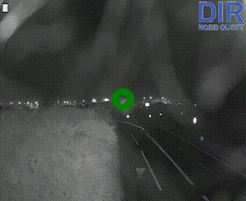 Webcam au début de l'A84 sur le périphérique Ouest de Caen (N814) à hauteur de la sortie 9, Porte de Bretagne