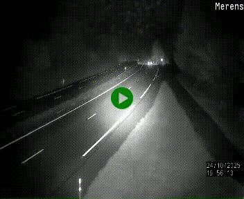 Webcam dans les Pyrénées à hauteur de Mérens-les-Vals sur N320, en direction de Pas de la Casa (Andorre)