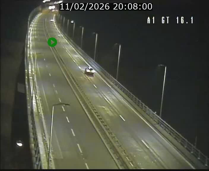 Traffic live webcam Luxembourg Niederanven - A1 direction Allemagne - BK 16.1