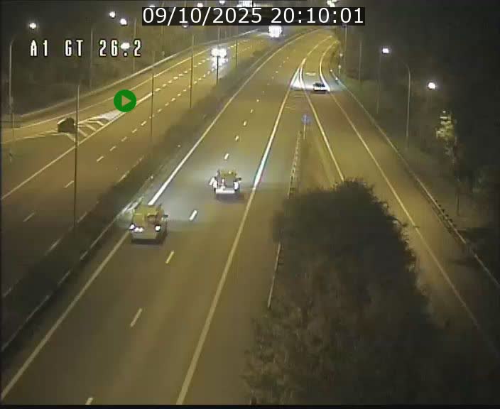 Traffic live webcam Luxembourg Grevenmacher - A1 direction Allemagne - BK 26.2