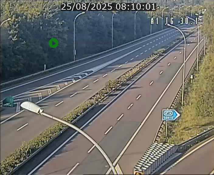 Traffic live webcam Luxembourg Grevenmacher - A1 direction Luxembourg - BK 30.1