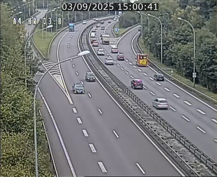 Webcam traffic A4 Luxembourg - BK 3.8 - Leudelange (direction Esch sur Alzette)
