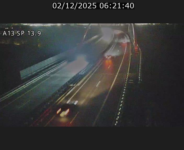 Traffic live webcam Luxembourg Kayl - A13 direction Esch-sur-Alzette/Luxembourg-ville - BK 13.9