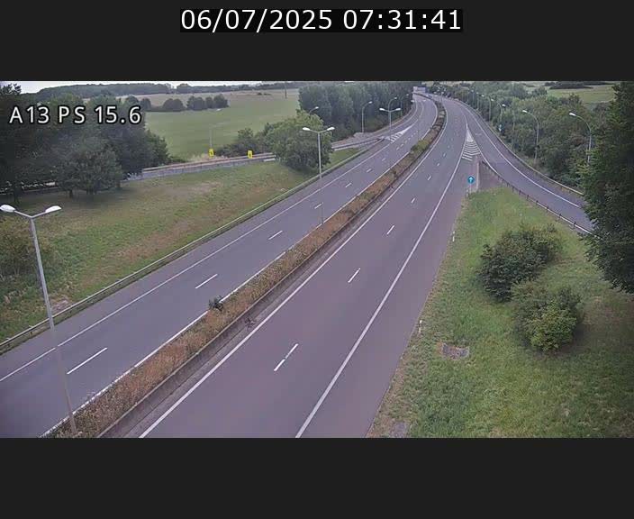 Traffic live webcam Luxembourg Kayl - A13 direction Dudelange - BK 15.6