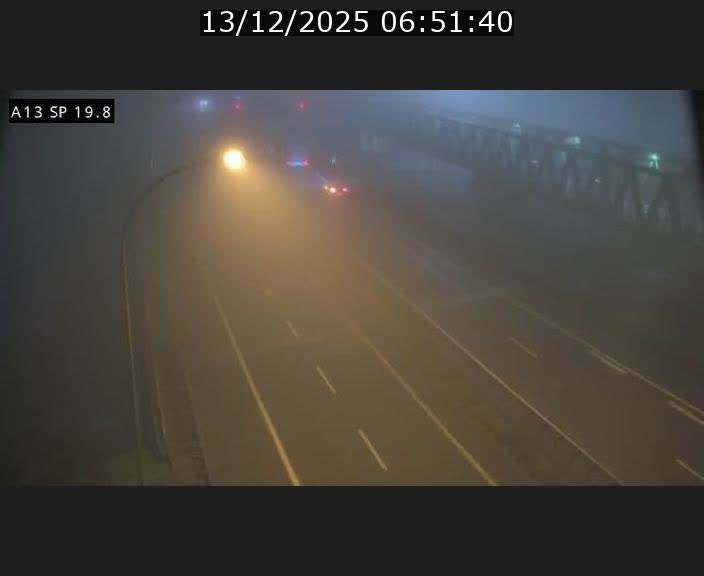 Traffic live webcam Luxembourg Croix de Bettembourg - A13 direction Esch-sur-Alzette - BK 19.8