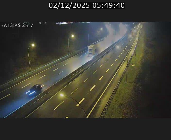Traffic live webcam Luxembourg Frisange - A13 direction Allemagne - BK 26