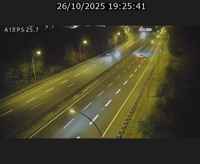 Traffic live webcam Luxembourg Frisange - A13 direction Allemagne - BK 26