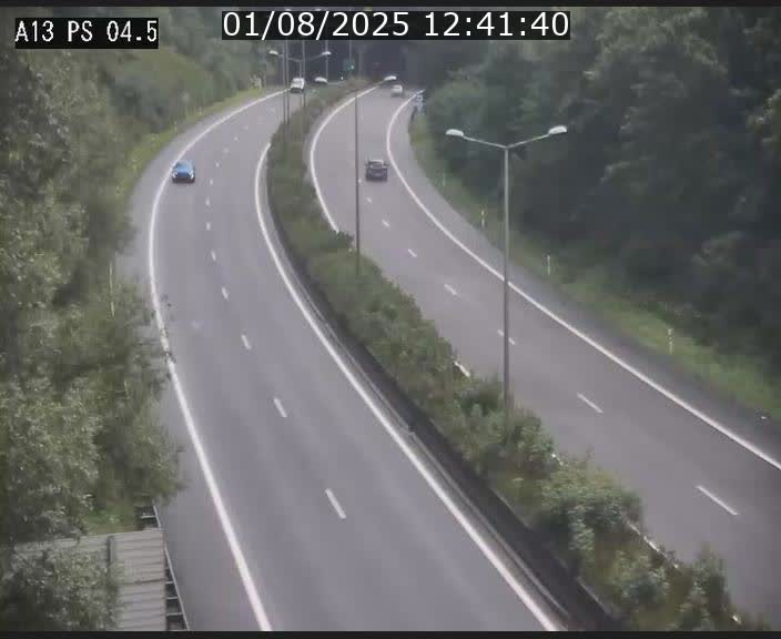 Traffic live webcam Luxembourg Differdange - A13 direction Esch-sur-Alzette - BK 4.5