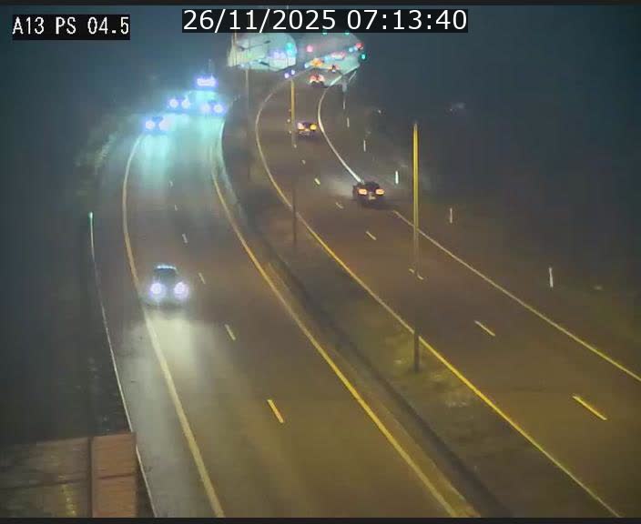 Traffic live webcam Luxembourg Differdange - A13 direction Esch-sur-Alzette - BK 4.5