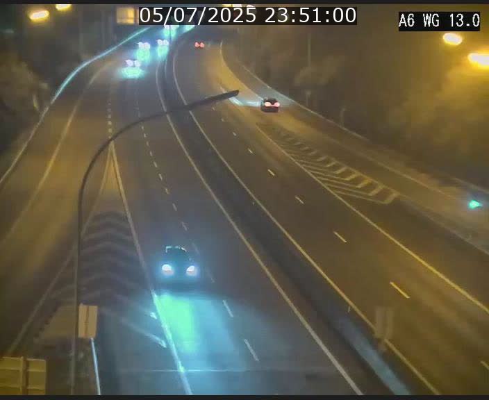 Traffic live webcam Luxembourg Mamer - A6 - BK 13 - direction Luxembourg/France/Allemagne
