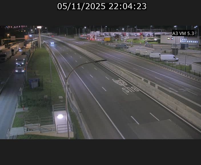 Traffic live webcam Luxembourg Aire de Berchem - A3 - BK 5 - direction France