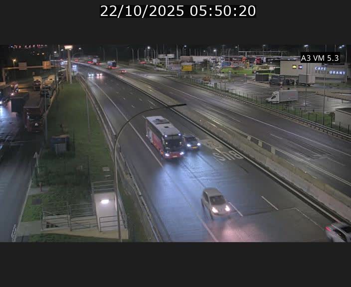Traffic live webcam Luxembourg Aire de Berchem - A3 - BK 5 - direction France