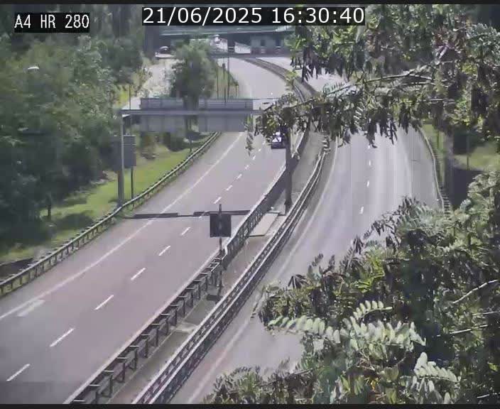 Webcam traffic A4 Luxembourg - BK 0.2 - P+R Bouillon (direction Luxembourg)