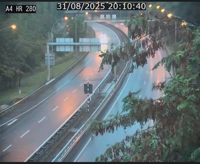 Webcam traffic A4 Luxembourg - BK 0.2 - P+R Bouillon (direction Luxembourg)
