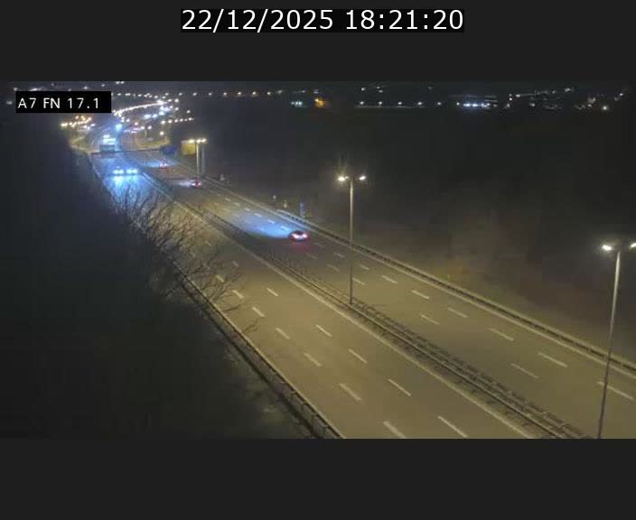 Caméra trafic Luxembourg - A7, Merscherbierg direction Mersch
