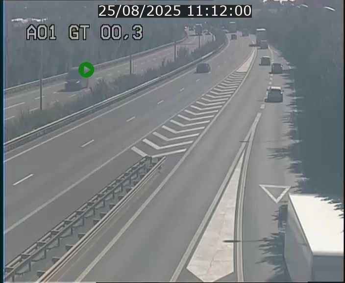 Traffic live webcam Luxembourg Croix de Gasperich - A1 direction Kirchberg - BK 0.3
