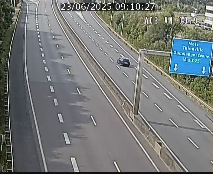 Webcam Autoroute à la Croix de Bettembourg - A3 - BK 9.9 - direction France