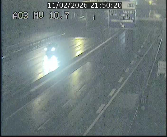 Traffic live webcam Luxembourg Croix de Bettembourg - A3 - BK 10.7 - direction France
