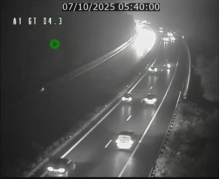Traffic live webcam Luxembourg Itzig - A1 direction Sandweiler - BK 4.3