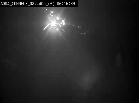 Webcam à hauteur de Conneux sur l'E411 en direction du sud de la Belgique