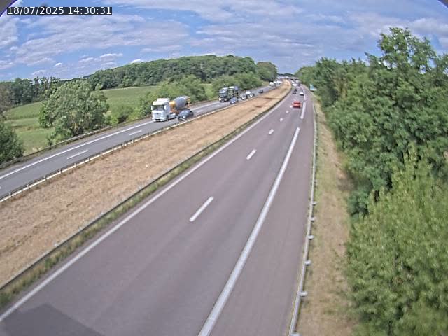 Caméra autoroute France - A31, Fey direction Metz