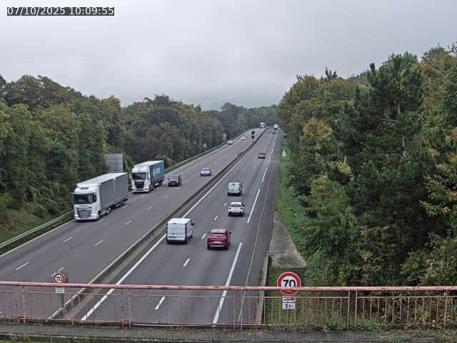 Caméra autoroute France - A33, Houdemont direction Lunéville