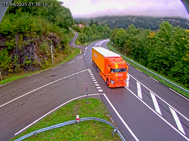 Caméra autoroute France - N66, col du Bussang direction Remiremont