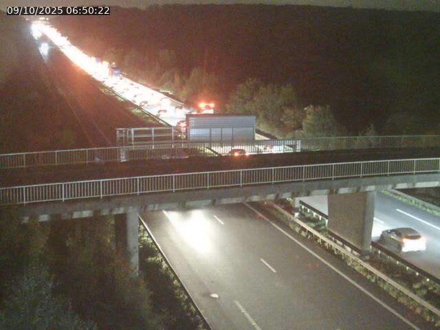 Caméra autoroute France - A31, Zoufftgen direction Luxembourg-ville, à la frontière entre la France et le Luxembourg