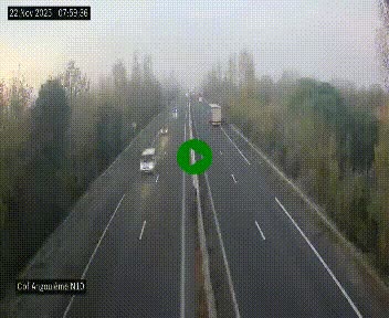 Webcam routière à la fin de la N10, en périphérique ouest d'Angouleme, proche de la jonction avec l'A10