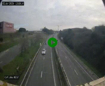 Webcam située à la Rochelle, à la fin de la N237 avant l'accès au péage du Pont de l'Île-de-Ré