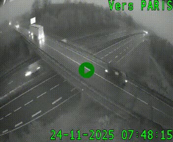Clone of Caméra routière sur l'autoroute A20 au nord de Limoges, à la jonction avec la N520. Vue orientée vers Paris