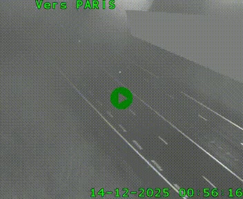 Caméra routière sur l'autoroute A20 à Saint-Pardoux-l'Ortigier, à la jonction avec l'A89. Vue orientée vers Paris