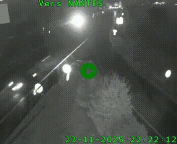 Webcam N147 au nord de Poitiers et à la jonction avec la A10