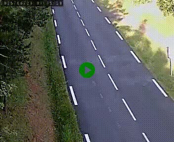 Caméra routière France - N102, au niveau du col de Montmirat à Saint-Etienne-du-Valdonnez à 1039 mètres d'altitude
