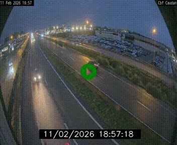 Webcam sur la N165 à hauteur de Caudan, dans le Morbihan.