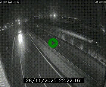 Webcam sur la N165 à hauteur de Caudan, dans le Morbihan.