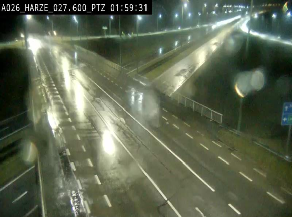 Caméra autoroute Belgique - Sougné-Remouchamps,E25 direction Luxembourg