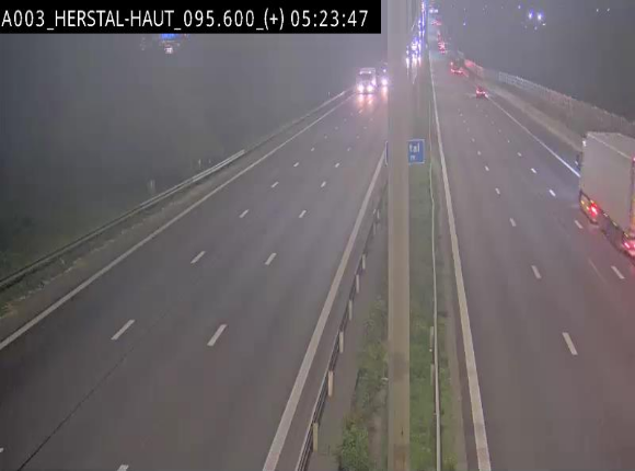 Webcam autoroute Belgique - Herstal - E40 direction Aix-la-Chapelle - BK 97
