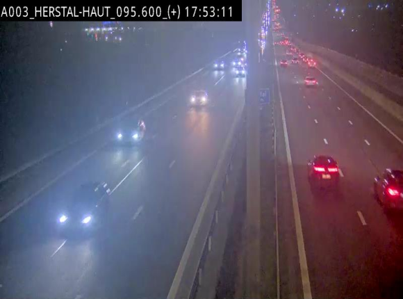 Webcam autoroute Belgique - Herstal - E40 direction Aix-la-Chapelle - BK 97