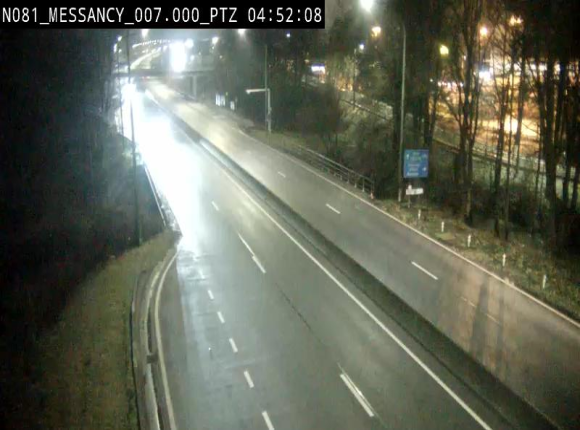 Webcam sur la N81 (E411) à hauteur du Cora Messancy. Vue orientée vers Arlon
