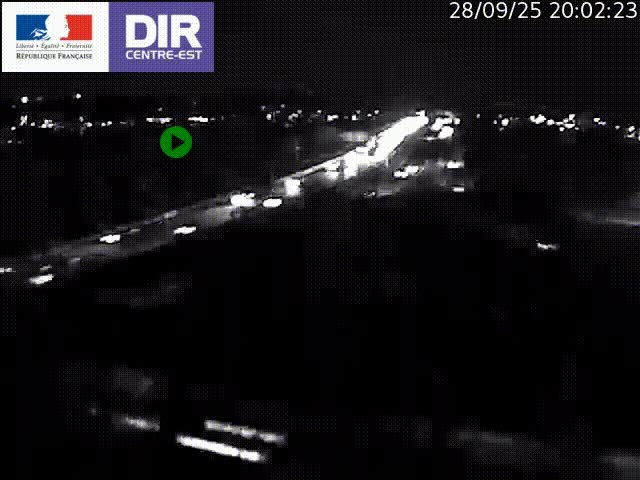 Webcam autoroute sur A450 à Pierre-Bénite en direction de Lyon et de l'autoroute A7