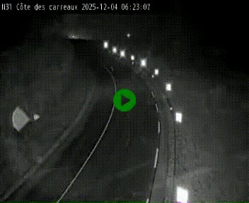 Webcam en haut de la Côte des Carreaux sur la N31 à Avesnes-en-Bray. Vue orientée vers Rouen