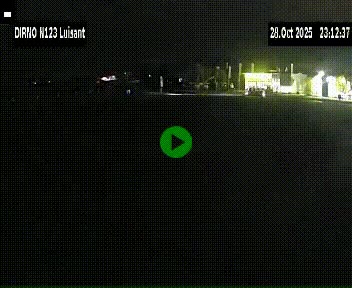 Webcam en périphérie de Chartres sur la N123, à hauteur de Luisant. Vue orientée vers Chartres